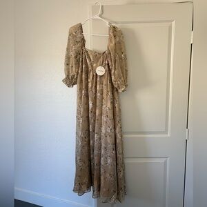 Storia Floral Maxi Dress S